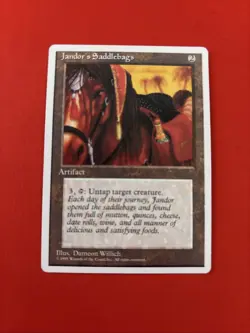 MTG Jandor's Saddlebags Alternate 4th Edition Regular Rare - Image 1