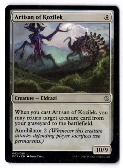 Artisan Of Kozilek LP* Duel Decks Zendikar vs. Eldrazi 042/080 mtg -UnltdCards - Image 1