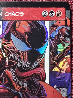 Carnage, Crimson Chaos - 227 - MTG: Marvel’s Spider-Man -Borderless -Rare - FOIL - Image 3