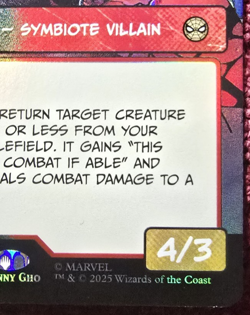 Carnage, Crimson Chaos - 227 - MTG: Marvel’s Spider-Man -Borderless -Rare - FOIL - Image 4