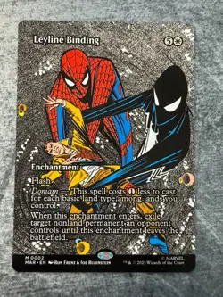 Leyline Binding (Borderless) Marvel Universe Eternal-Legal Regular NM - MTG - Image 1