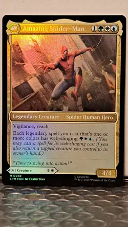 MTG Spider-Man - Peter Parker/Amazing Spider-Man #10 Foil Variant (Mythic) - Image 4