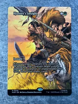 Hunter's Insight (Borderless) Marvel Universe Eternal-Legal Regular NM - MTG - Image 1