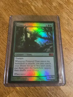 Primeval Titan - Foil Magic 2011 (M11) Magic mtg NM English MTG RARE - Image 1