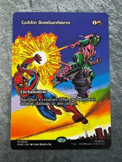 Goblin Bombardment (Borderless) Marvel Universe Eternal-Legal Regular NM - MTG - Image 1