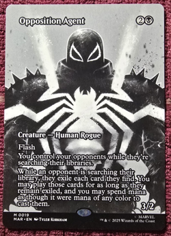 Opposition Agent MINT Borderless 19 Marvel Eternal-Legal MAR MTG Mythic Unplayed - Image 1