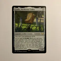 Codie, Vociferous Codex [Strixhaven: School of Mages] Magic MTG - Image 1