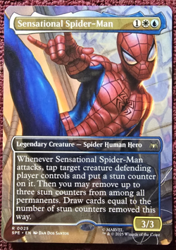 MTG Sensational Spider-Man (Borderless) - Marvel's Spider-Man: Eternal-Legal #25 - Image 1