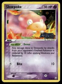 Slowpoke 76/109 Team Rocket Returns Stamped Reverse Holo English Pokemon Card - Image 1