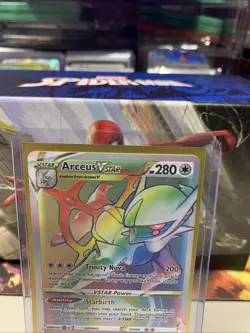 Arceus VSTAR (Secret) 176/172 Swsh09: Brilliant Stars Holo Pokemon TCG NM - Image 2