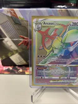 Arceus VSTAR (Secret) 176/172 Swsh09: Brilliant Stars Holo Pokemon TCG NM - Image 3