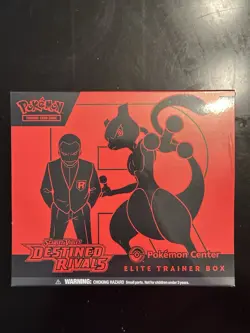 Pokemon Destined Rivals Pokemon Center Exclusive ETB Elite Trainer Box IN HAND - Image 1