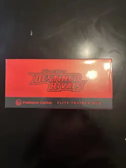 Pokemon Destined Rivals Pokemon Center Exclusive ETB Elite Trainer Box IN HAND - Image 2