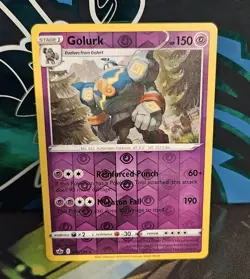 Golurk Reverse Holo Rare - 066/198 - Chilling Reign Pokemon 2021 NM - Image 1