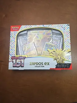 Pokemon 151 Zapdos EX Collection New Sealed TCG - Image 1