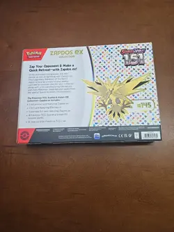 Pokemon 151 Zapdos EX Collection New Sealed TCG - Image 5