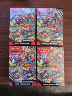 Pokemon TCG: Mega Evolution Booster Bundle - Lot of 4 - Sealed, Ready to Ship ✅ - Image 1