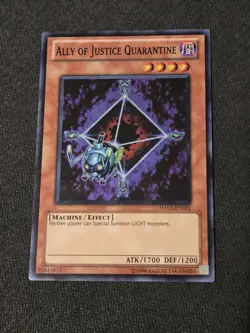 Ally of Justice Quarantine HA03-EN051 Super Rare Unlimited Edition NM Yugioh - Image 1
