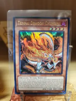 NM Yugioh Tenpai Dragon Chundra MP25-EN184 Ultra Rare 1st Edition Yu-Gi-Oh Mega - Image 1