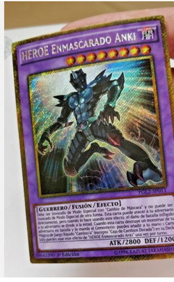 MASKED HERO ANKI - 1ST ED GOLD SECRET RARE NM PGL2-EN011 - YUGIOH OR SPANISH - Image 4