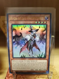 NM Yugioh Rucia of the White Forest MP25-EN215 Ultra Rare 1st Ed Yu-Gi-Oh Mega - Image 1