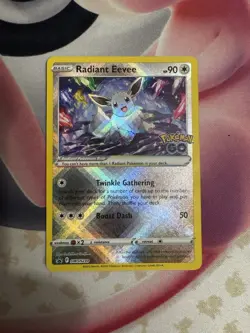 Radiant Eevee SWSH230 SWSH: Sword & Shield Promo Cards Holo NM - Image 1