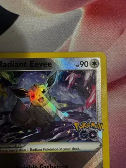 Radiant Eevee SWSH230 SWSH: Sword & Shield Promo Cards Holo NM - Image 3