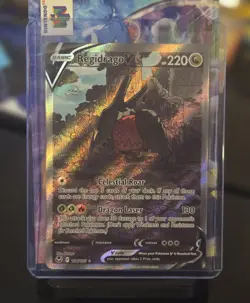 REGIDRAGO V 184/195 Full Art Holo Silver Tempest Pokemon Card 🔥 (NM-Mint) - Image 1