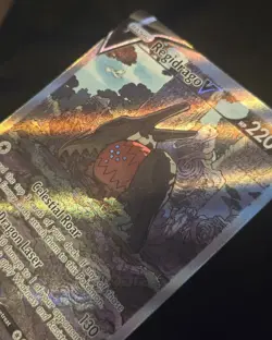 REGIDRAGO V 184/195 Full Art Holo Silver Tempest Pokemon Card 🔥 (NM-Mint) - Image 3