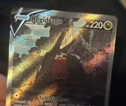 REGIDRAGO V 184/195 Full Art Holo Silver Tempest Pokemon Card 🔥 (NM-Mint) - Image 5