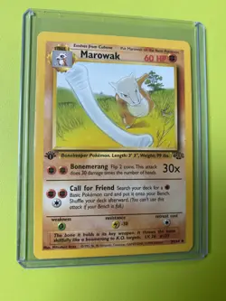 Marowak Jungle Set 39/64 First Edition Pokemon Trading Card - Image 1