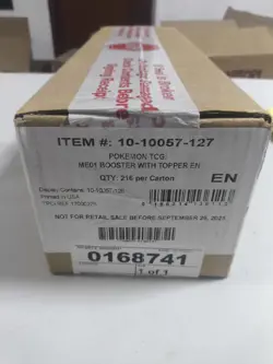 6 x ME01 Mega Evolution SEALED ENHANCED Booster Box CASE of Pokemon Cards Read - Image 1