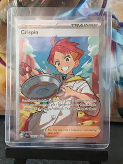 Crispin 164/142 Sv07: Stellar Crown Trainer Pokemon Card - Image 2