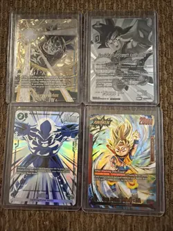 Dragon Ball Card Bundle, Goku & Krillin Alt Arts And Energy Marker - Image 1