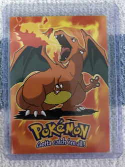 Vintage Topps Charizard Stage 3 E6 of 12 #06 Pokemon Card 1998 Non-Holo RARE - Image 1