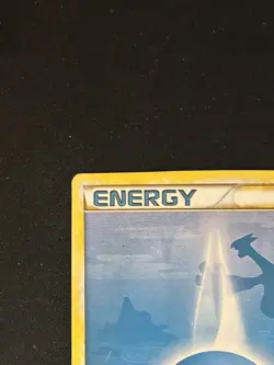 Pokemon TCG Water Energy Lugia Non Holo Rare Card Damaged - Image 2
