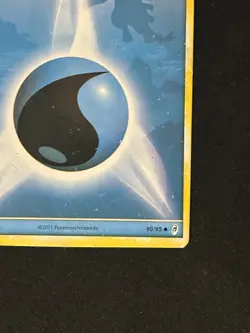Pokemon TCG Water Energy Lugia Non Holo Rare Card Damaged - Image 4