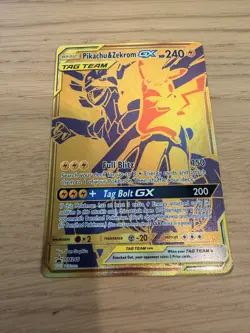 Pikachu & Zekrom GX SM248 Card NM Full Art Promo Pokemon - Image 1