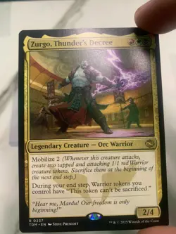 Zurgo, Thunder's Decree Tarkir: Dragonstorm Regular - Image 1