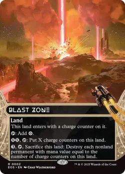 MTG - Blast Zone - Stellar Sights - Edge of Eternities - Magic the Gathering - Image 1