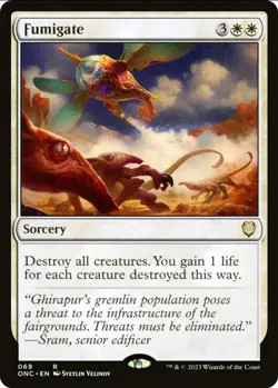 X 1 Fumigate NM-M Phyrexia ONC 069 MTG Magic The Gathering - Image 1
