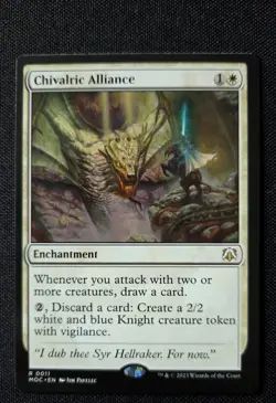 MTG - Chivalric Alliance - Commander: March of the Machine NM Rare #11 Non Foil - Image 1