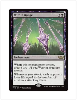 1x Within Range, Tarkir Dragonstorm Commander, Magic MTG NM - Image 1