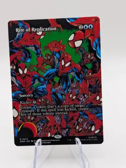 Magic the Gathering Spiderman | Rite of Replication Borderless | Pack fresh NM - Image 1