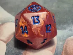 SpiderMan Die MTG Oversized SpinDown Life Counter D20 32mm Spin Down Red Magic - Image 3