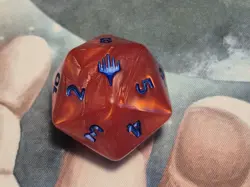 SpiderMan Die MTG Oversized SpinDown Life Counter D20 32mm Spin Down Red Magic - Image 4