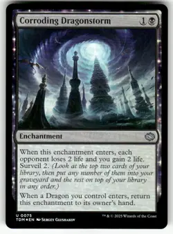 MTG | Corroding Dragonstorm FOIL | (NM) Tarkir: Dragonstorm - Image 1