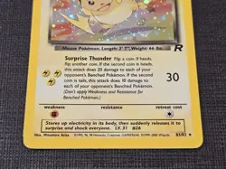 Dark Raichu 83/82 Holo Rare Team Rocket Unlimited Pokemon TCG Card LP - Image 4