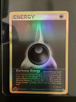 Pokemon TCG Darkness Energy Reverse Holo EX Ruby & Sapphire 2003 #93/109 - Image 1