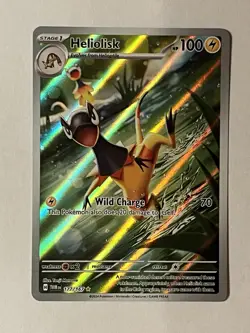 Pokemon TCG Heliolisk 177/167 Twilight Masquerade Illustration Rare Full Art NM - Image 1